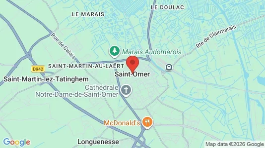 Gewerbeflächen zur Miete i Saint-Omer – Foto von Google Street View