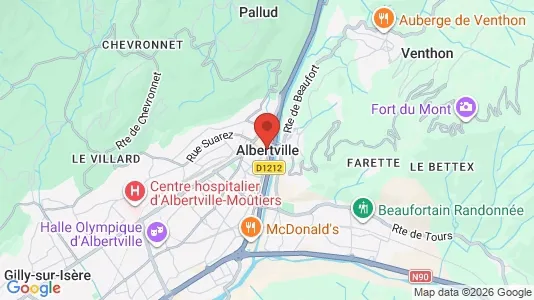 Lokaler til leie i Albertville – Bilde fra Google Street View