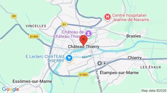 Varastot Vuokrattavana i Château-Thierry - Kuva Google Street Viewstä