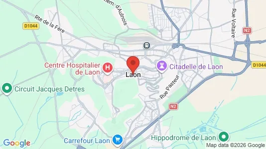 Lager zur Miete i Laon – Foto von Google Street View