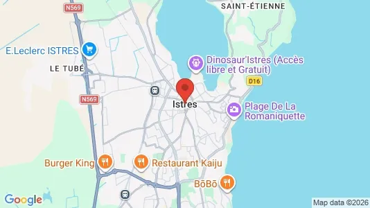 Varastot Vuokrattavana i Istres - Kuva Google Street Viewstä