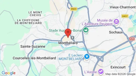 Lager til leie i Montbéliard – Bilde fra Google Street View