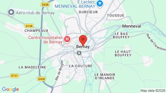 Varastot Vuokrattavana i Bernay - Kuva Google Street Viewstä