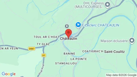 Varastot Vuokrattavana i Châteaulin - Kuva Google Street Viewstä
