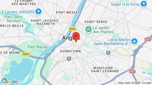Varastot Vuokrattavana i Angers - Kuva Google Street Viewstä