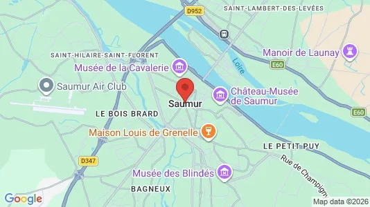 Lagerlokaler til leje i Saumur - Foto fra Google Street View