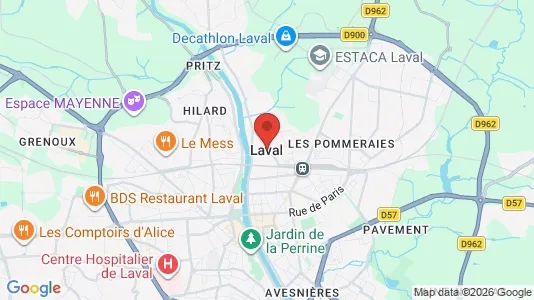 Varastot Vuokrattavana i Laval - Kuva Google Street Viewstä
