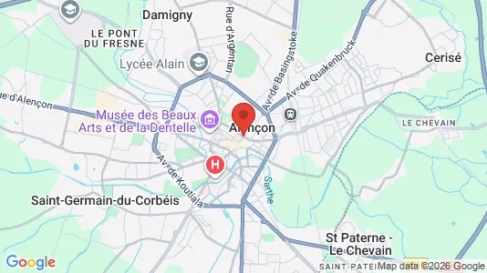 Varastot Vuokrattavana i Alençon - Kuva Google Street Viewstä