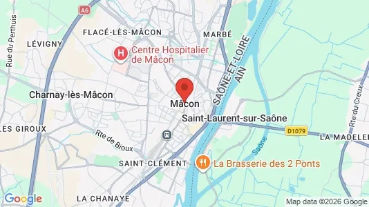 Varastot Vuokrattavana i Mâcon - Kuva Google Street Viewstä