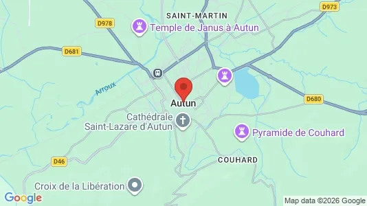 Lagerlokaler för uthyrning i Autun – Foto från Google Street View