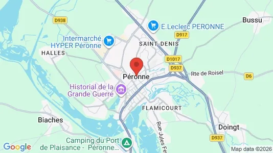 Lager til leie i Péronne – Bilde fra Google Street View