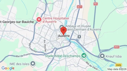 Lager zur Miete i Auxerre – Foto von Google Street View