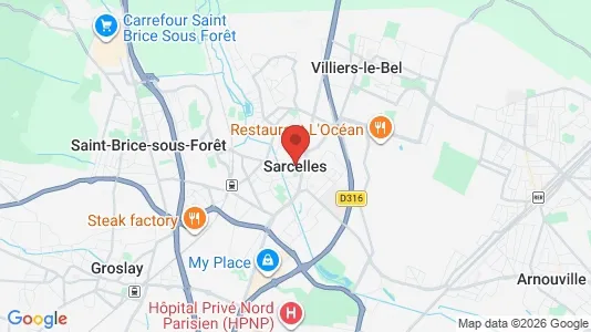 Lager zur Miete i Sarcelles – Foto von Google Street View