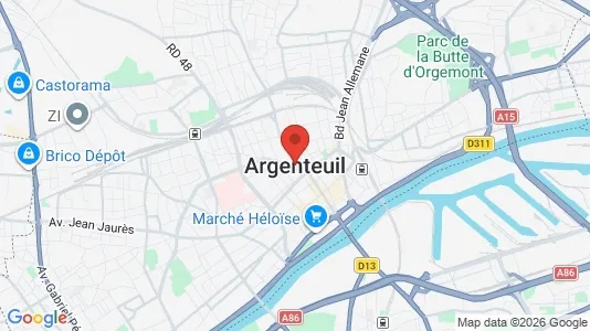 Varastot Vuokrattavana i Argenteuil - Kuva Google Street Viewstä