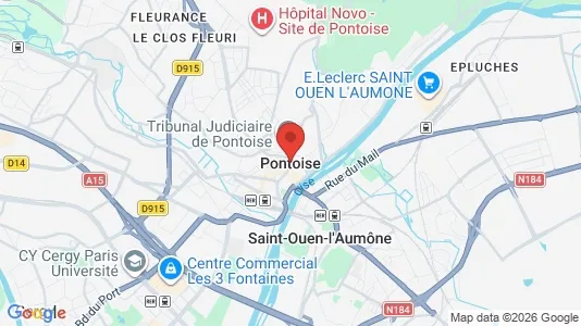 Varastot Vuokrattavana i Pontoise - Kuva Google Street Viewstä