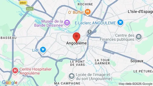 Büros zur Miete i Angoulême – Foto von Google Street View