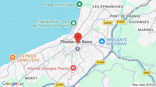 Büros zur Miete i Thonon-les-Bains – Foto von Google Street View