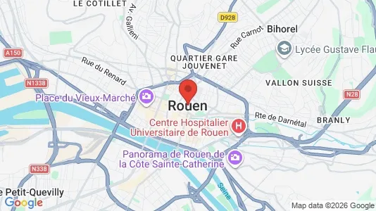 Büros zur Miete i Rouen – Foto von Google Street View