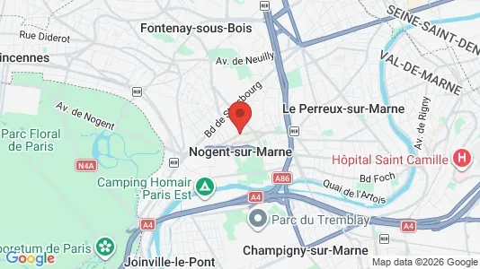 Büros zur Miete i Nogent-sur-Marne – Foto von Google Street View