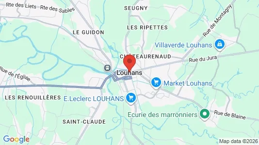 Lager zur Miete i Louhans – Foto von Google Street View