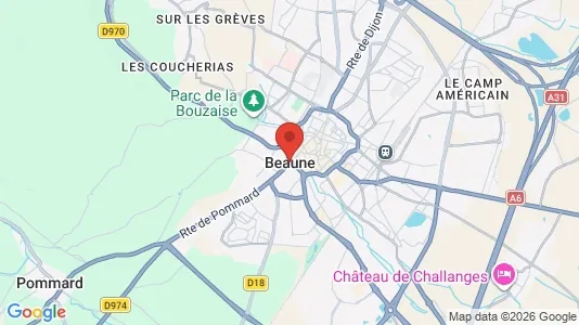 Grond te huur i Beaune - Foto uit Google Street View