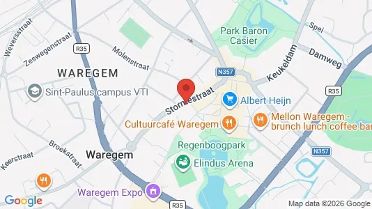 Bedrijfsruimtes te huur i Waregem - Foto uit Google Street View