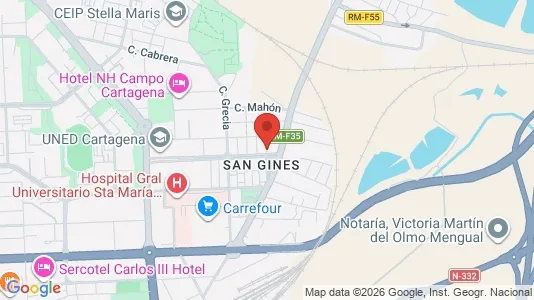 Lokaler til leje i Cartagena - Foto fra Google Street View
