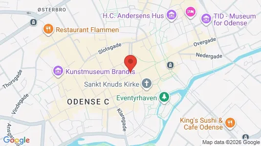 Büros zur Miete i Odense C – Foto von Google Street View