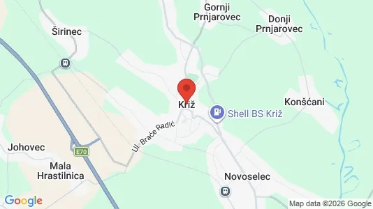 Liikekiinteistöt Vuokrattavana i Križ - Kuva Google Street Viewstä