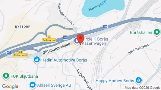 Lagerlokaler til leje i Borås - Foto fra Google Street View