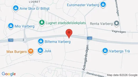 Lokaler til leje i Varberg - Foto fra Google Street View