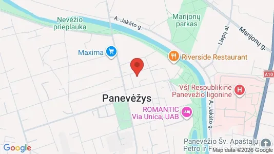 Büros zur Miete i Panevėžio m. sav. – Foto von Google Street View