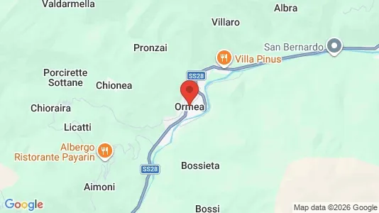 Liikekiinteistöt Vuokrattavana i Ormea - Kuva Google Street Viewstä