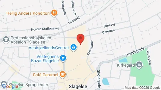 Coworking-tilat Vuokrattavana i Slagelse - Kuva Google Street Viewstä