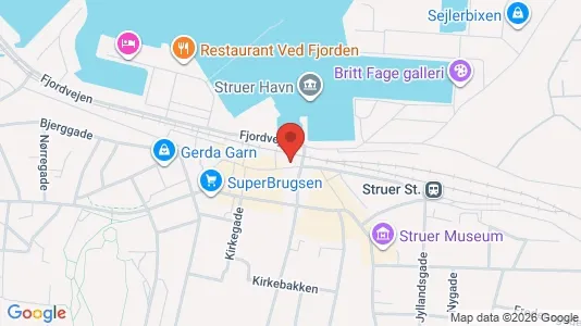 Toimistotilat Vuokrattavana i Struer - Kuva Google Street Viewstä