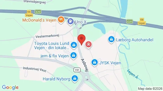 Office spaces for sale i Vejen - Photo from Google Street View