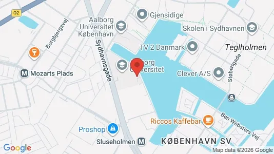 Büros zur Miete i Kopenhagen SV - kort over placeringen