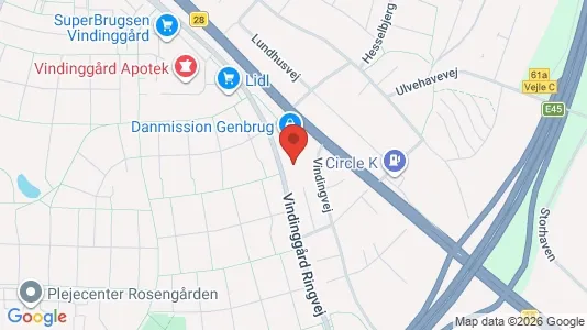 Kontorer til leie i Vejle – Bilde fra Google Street View