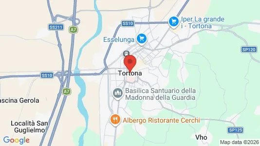 Gewerbeflächen zur Miete i Tortona - kort over placeringen
