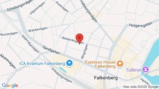 Liikekiinteistöt Vuokrattavana i Falkenberg - Kuva Google Street Viewstä