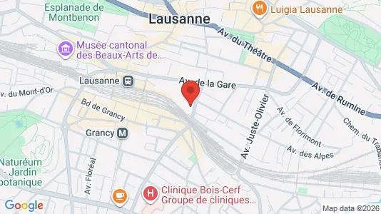 Kontorlokaler til leje i Lausanne - Foto fra Google Street View