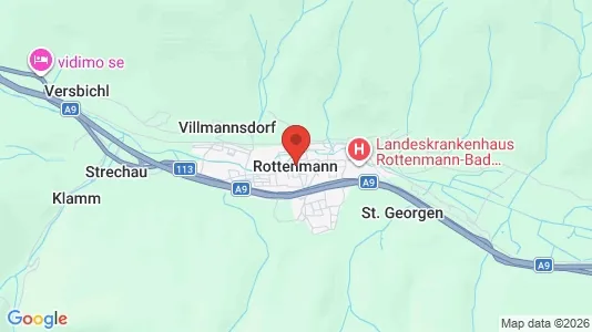 Restauranglokaler för uthyrning i Rottenmann – Foto från Google Street View
