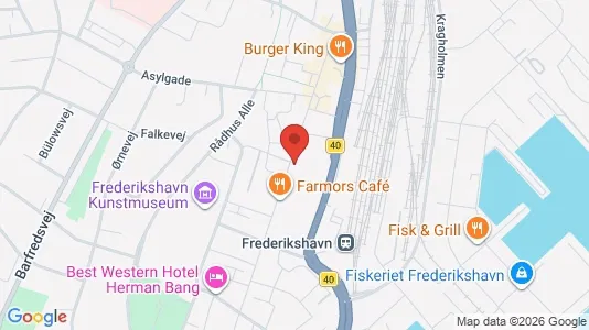 Liikekiinteistöt Myynnissä i Frederikshavn - Kuva Google Street Viewstä