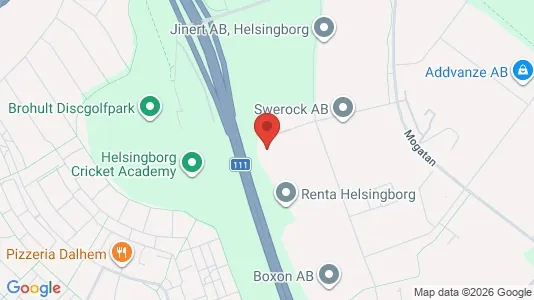 Kontorlokaler til leje i Helsingborg - Foto fra Google Street View