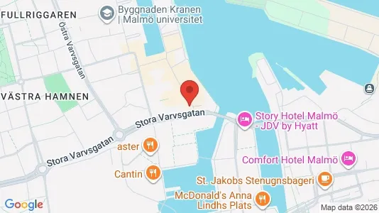 Büros zur Miete i Malmö City – Foto von Google Street View