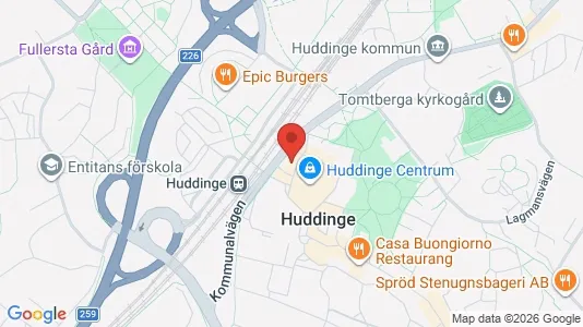 Lokaler til leie i Huddinge – Bilde fra Google Street View