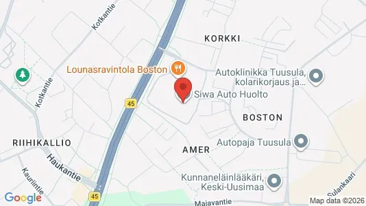 Lager til leie i Tuusula – Bilde fra Google Street View