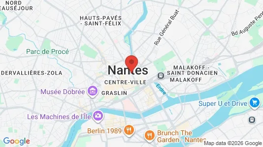 Lokaler til leie i Nantes – Bilde fra Google Street View
