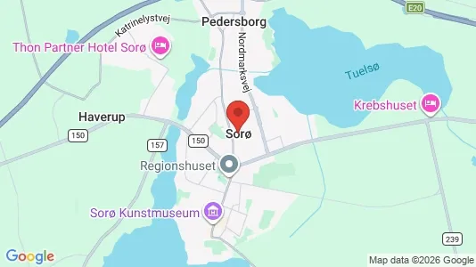 Kaupat Vuokrattavana i Sorø - Kuva Google Street Viewstä
