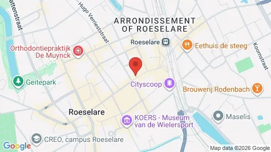 Lokaler til leje i Roeselare - Foto fra Google Street View